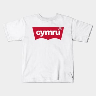 Cymru batwing Kids T-Shirt